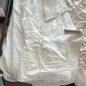 White Peppermayo dress